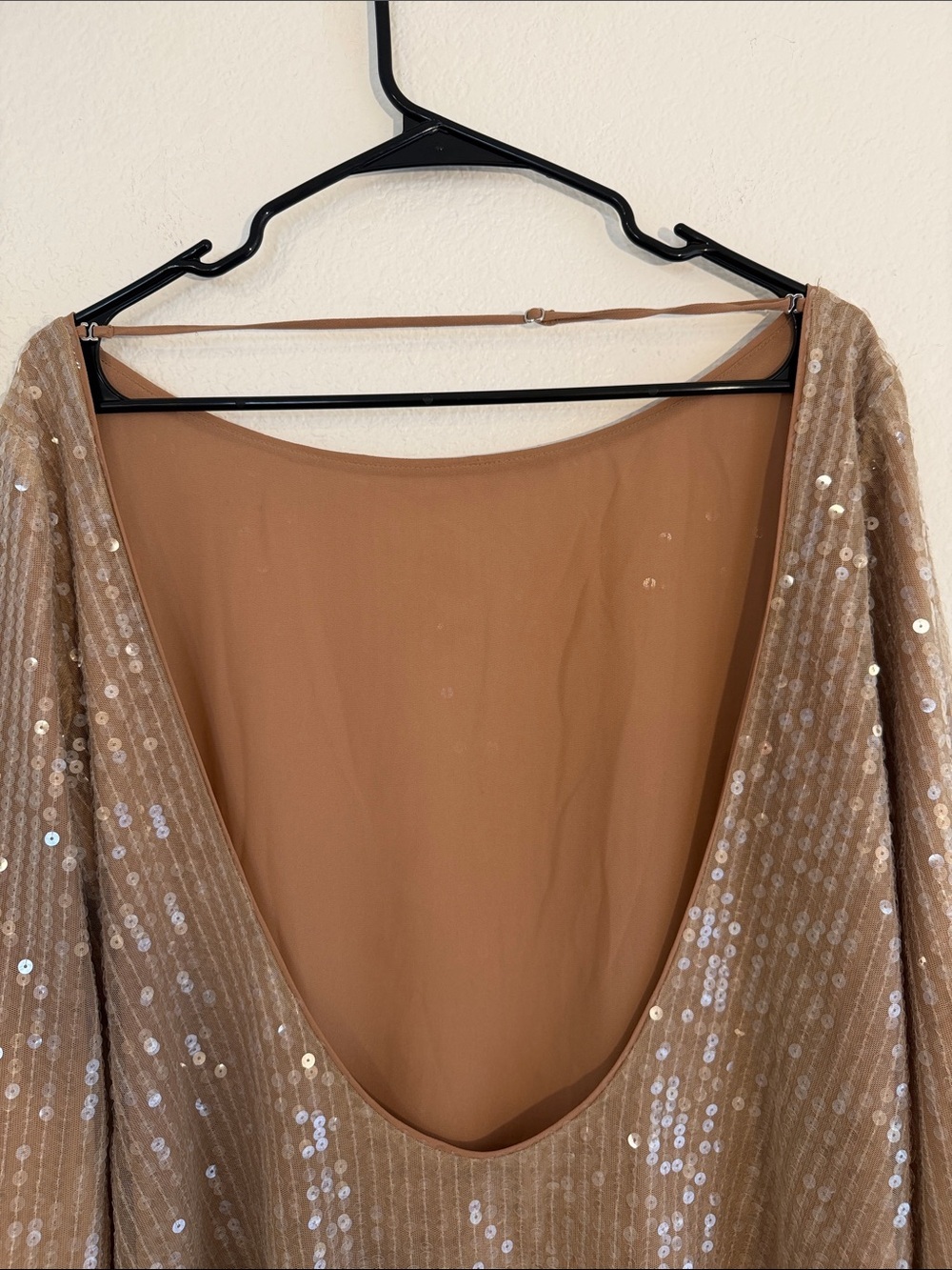 Reformation Sereia Champagne Sequin Dress - Picture 8 of 8